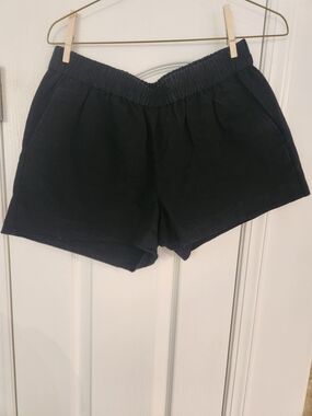 J CREW 100% Cotton Elastic Waistband Shorts